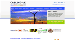 Desktop Screenshot of cabling-uk.co.uk